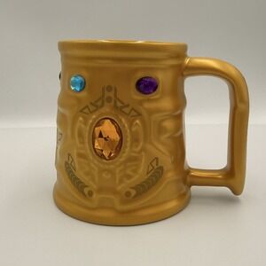 Disney Parks Marvel Avenger Thanos Infinity Gauntlet Sculpted Coffee Cup Mug
